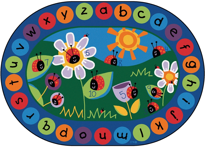 Ladybug Circletime Rug | CFK200X | Carpets for Kids