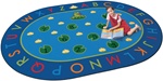 Hip Hop to the Top Rug - Oval - 8'3" x 11'8" - CFK2416 - Carpets for Kids