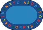 Alphabet Circletime Rug - Oval - 8'3" x 11'8" - CFK2508 - Carpets for Kids