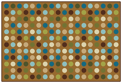 Microdots Value Rug - Brown - Rectangle - 3' x 4'6"