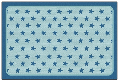 Super Stars Value Rug - Dark Blue - Rectangle - 3' x 4'6"