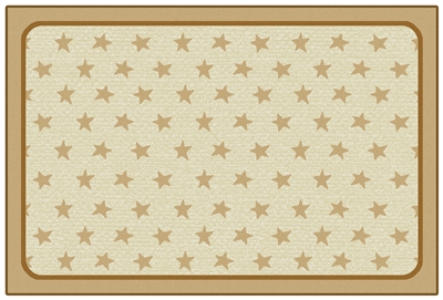 Super Stars Value Rug - Tan - Rectangle - 3' x 4'6"