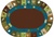 Learning Blocks Rug - Nature - Oval - 6' x 9' - CFK37706 - Carpets for Kids