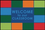 Classroom Welcome Value Rug - Rectangle - 4' x 6'