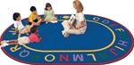 Alpha Rug - Oval - 6'9" x 9'5" - CFK4995 - Carpets for Kids