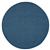 KIDply Soft Solids Rug - Denim - Round - 6'