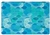 Peaceful Spaces Leaf Pixel Perfect Rug - Blue