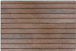 Dark Wood Pixel Perfect Rug - Rectangle - 4' x 6'