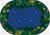 Peaceful Tropical Night Rug - Oval - 8' x 12'- CFK6507 - Carpets for Kids