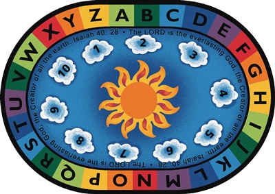 Isaiah 40:28 Circletime Rug - CFK794XX - Carpets for Kids