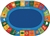 Bilingual Alphabet Blocks Rug - Oval - 8'3" x 11'8" - CFK8008 - Carpets for Kids