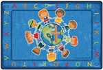 All God's Children Circletime Rug - Rectangle - 4' x 6' - CFK84414 - Carpets for Kids