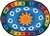 Sunny Day Learn & Play Rug - Oval - 8'3" x 11'8" - CFK9416 - Carpets for Kids