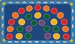 Rainbow Alphabet Seating Rug - Rectangle - 7' x 12'