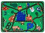 Cruisin Around the Town Rug Factory Second - Rectangle - 8' x 12' - CFKFS1017 - Carpets for Kids