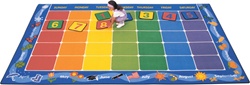 Calendar Rug Factory Second - Rectangle - 7'6" x 12' - CFKFS1112 - Carpets for Kids