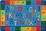 KIDSoft Alphabet Around Literacy Rug (Factory Second) - Rectangle - 8' x 12'
