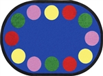 Lots of Dots Rug - Oval - 7'8" x 10'9" - JC1430DD - Joy Carpets