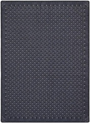 Diamond Plate Rug - Steel Blue - Rectangle - 3'10" x 5'4" - JC1504B02 - Joy Carpets