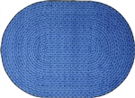 Legacy Faux Braided Rug - Blue - Oval - 7'8" x 10'9" - JC1631DD01 - Joy Carpets
