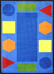 Sitting Shapes Rug - Rectangle - 10'9" x 13'2" - JC1671G - Joy Carpets