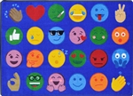 Emoji Expressions Rug