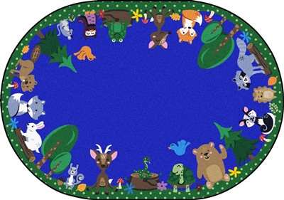 Animals Among Us Rug - JCX1939XX - RTR Kids Rugs