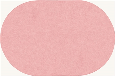 Just Kidding Rug - Pale Pink - Oval - 6' x 9' - JCX623QQ07 - RTR Kids Rugs